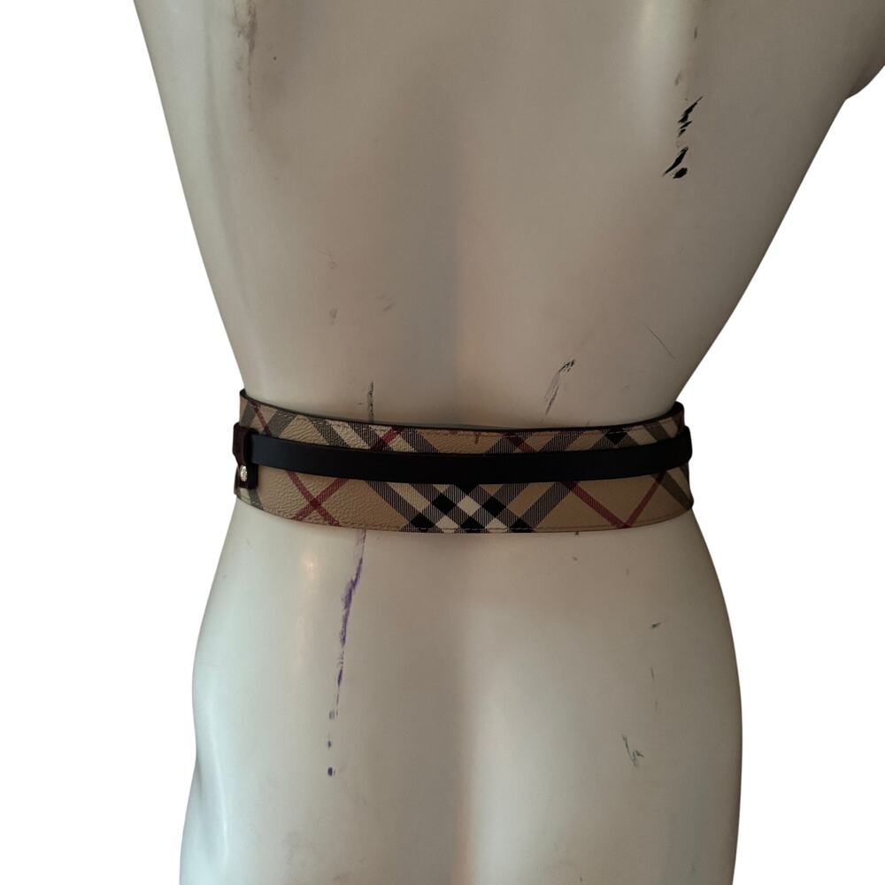 Burberry Vintage Check corset waist belt, authentic - Picture 2 of 13